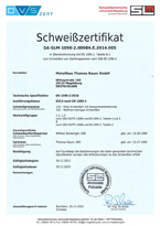 certificat european welding specialist